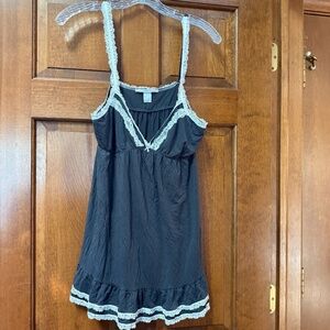 Victoria's Secret - Women's Dark Grey/White trim lingerie